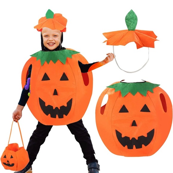 Other - Kids Pumpkin Costume, Halloween costume, one Size (See photos)